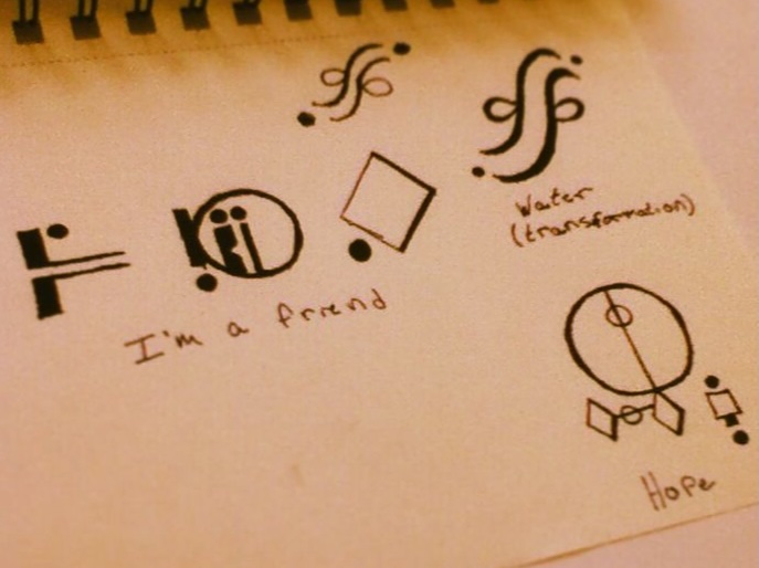 "Smallville" - Kryptonian Logographs